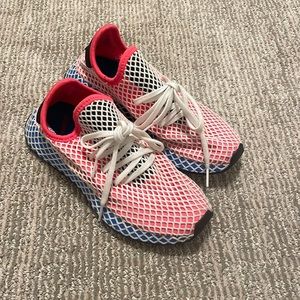 adidas Deerupt 'Red Blue' Sneakers